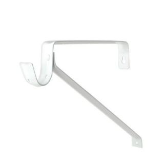 Everbilt White Adjustable Shelf and Rod Support 14857