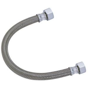 1/2 in. Compression x 1/2 in. FIP x 20 in. Polymer Braid Faucet Water Connector B3 20A F