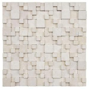 Merola Tile Griselda Gaodi Kimpi 12 in. x 12 in. x 12 mm Natural Stone Mosaic Wall Tile FXLGRGDK
