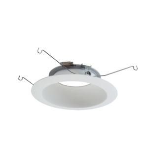 Halo 6 in. Recessed LED White Reflector and White Flange Trim 692W