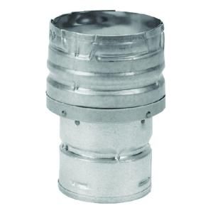 DuraVent 3 in. to 4 in. Double Wall Pellet Vent Chimney Pipe Increaser 3073