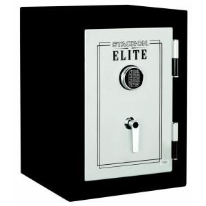 Stack On Elite Executive Fire Safe with Electronic Lock in Matte Black/Silver E 029 SB E DS