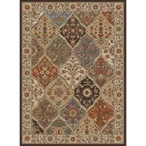 Tayse Rugs Elegance Multi 7 ft. 6 in. x 9 ft. 10 in. Traditional Area Rug 5120  Multi  8x10