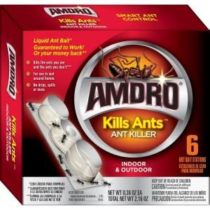 AMDRO Kills Ants Liquid Ant Killer Bait Stations (6 Pack) 100099384