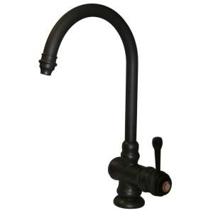 Whitehaus Single Handle Kitchen Faucet in Weathered Copper WH17606 WCO