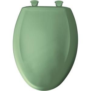 BEMIS Slow Close STA TITE Elongated Closed Front Toilet Seat in Jade 1200SLOWT 025