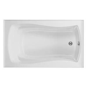 KOHLER Mariposa 5 ft. Right Hand Drain Acrylic Soaking Tub in White K 1242 R 0