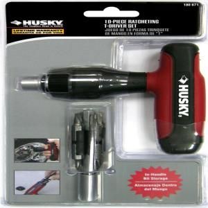 Husky T handle Screwdriver Set (10 Piece) DISCONTINUED 009 191 HKY