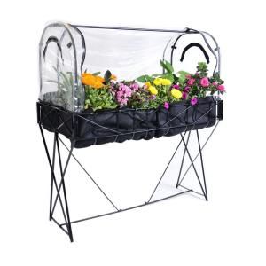 Stand Up Raised Garden Bed with Greenhouse Cover and Shade Cover FHSG101