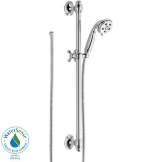 Delta 3 Spray 2.0 GPM Handshower with Slide Bar in Chrome featuring H2Okinetic 51308.0