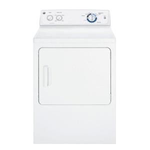 GE 6.8 cu. ft. Electric Dryer in White GTDP180EDWW