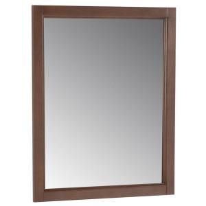 Home Decorators Collection Abbey 31 4/9 in. L x 26 in. W Framed Wall Mirror in Toffee ABWM26COM TF