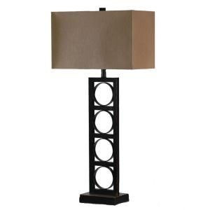 Absolute Decor 35 in. Bronze Brown Metal Table Lamp DISCONTINUED CVACR794