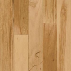 Bruce Hickory Rustic Natural 3/8 in. Thick x 5 in. Width x Random Length Click Lock Hardwood Flooring (22 sq. ft. / case) AHS552