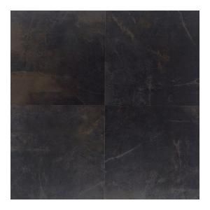 Daltile Concrete Connection Downtown Black 20 in. x 20 in. Porcelain Floor and Wall Tile (16.27 q. ft. / case) CN9520201P6