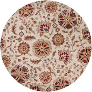 Artistic Weavers Sarah Ivory 9 ft. 9 in. Round Area Rug SAR 5035