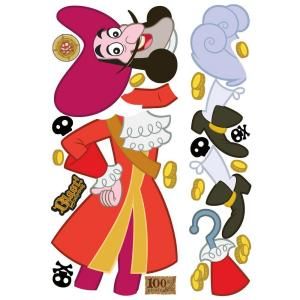 RoomMates Jake and the Neverland Captain Hook Giant Peel and Stick Wall Decals RMK1958GM