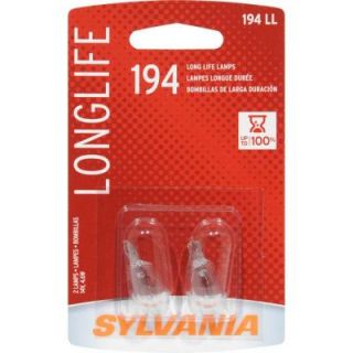 Sylvania 3.8 Watt Long Life 194 Signal Bulb (2 Pack) 34767.0
