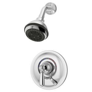 Symmons Allura Single Handle 3 Spray Shower Faucet in Chrome S 4701