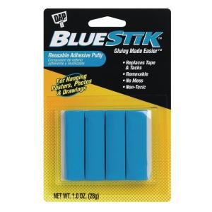 DAP BLUESTIK 1 oz. Blue Reusable Adhesive Putty 01201
