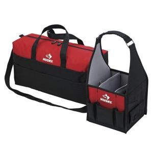 Husky 8 in. and 20 in. Tote Bag Combo 76636N09