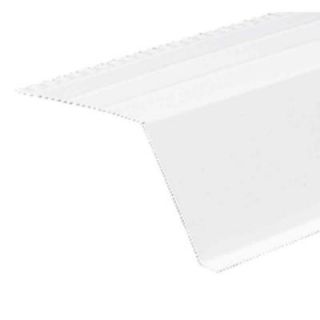 Amerimax Home Products 10 ft. White Aluminum Roof Apron Flashing 5507500120