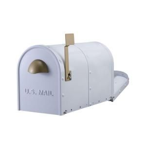 USM Western Express Mailbox in White UWWRX060401