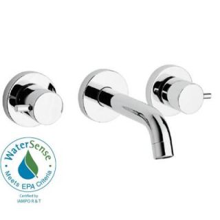 La Toscana Elba 8 in. 2 Handle Mid Arc Bathroom Faucet in Chrome 78CR207LFEX