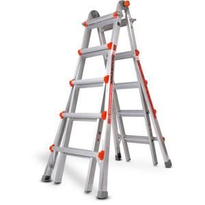 Little Giant Ladder Super Duty 19 ft. Aluminum Multi Position Ladder with 375 lb. Load Capacity Type IAA Duty Rating 10403