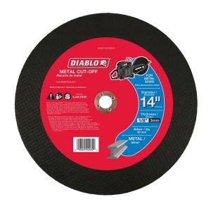 Diablo 14 in. x 1/8 in. x 20mm Metal High Speed Cut Off Disc DBD140125G01F