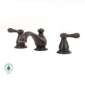 Delta Leland 8 in. Widespread 2 Handle Mid Arc Bathroom Faucet in Venetian Bronze 3578LFRB 278RB