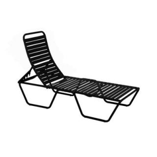 Tradewinds Milan Black Commercial Patio Chaise Lounge HD 2014M 4