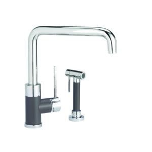 Blanco Purus I Single Handle Side Sprayer Kitchen Faucet in Cafe Brown Mix 441204