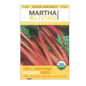 Martha Stewart Living 4.25 Gram Ruby Swiss Chard Seed 3939