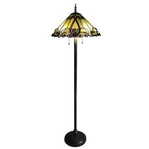 Chloe Lighting Tiffany style Victorian18 in. 2 Light Floor Lamp with Shade CH18A518 FL2