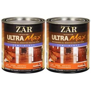 UGL ZAR 1 qt. Semi Gloss Ultra Max Oil Modified Polyurethane (2 Pack) 209119