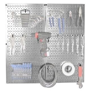 Wall Control Metal Pegboard Organizer Starter Kit 30WGL210GVB