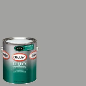 Glidden DUO 1 gal. #GLN59 01E Granite Grey Eggshell Interior Paint with Primer GLN59 01E