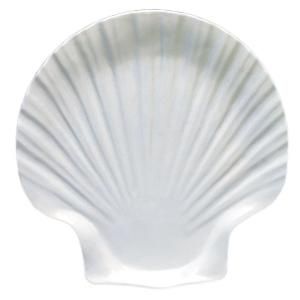 Global Goodwill Shell 9 1/4 in. x 9 5/8 in. Salad Plate in Shell (1 Piece) 849851028180