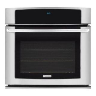 Electrolux 30 in. Single Electric Wall Oven Self Cleaning with Convection in Stainless Steel EW30EW55GS