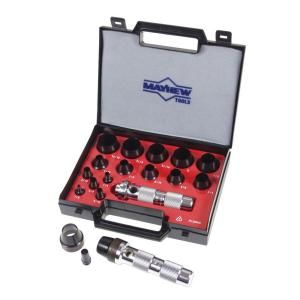 Mayhew 1/8 in. to 1 3/16 in. Imperial Hollow Punch Set (16 Piece) 66000