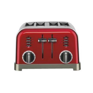 Cuisinart Metal Classic 4 Slice Toaster in Metallic Red CPT 180MR