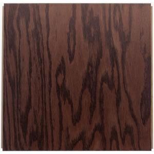 Ludaire Speciality Tile Red Oak Coffee 12 in. x 12 in. Engineered Hardwood Tile Flooring (18 sq. ft. / case) TLokCOF12