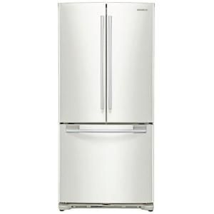 Samsung 19.72 cu. ft. French Door Refrigerator in White RF217ACWP