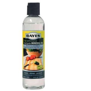 Bayes High Performance Food Grade Mineral Oil Wood & Bamboo Conditioner / Protectant (Case of 6) 160
