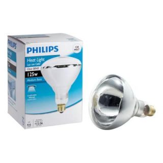 Philips 250 Watt BR40 Clear Heat Lamp Incandescent Light Bulb 416743