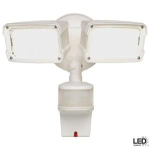 Defiant 180 Degree Outdoor Doppler Motion Activated White LED Security Floodlight MST18920DLWDF