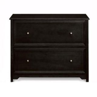 Home Decorators Collection Oxford 37 in. W 2 Drawer Black Lateral File Cabinet 6183710210