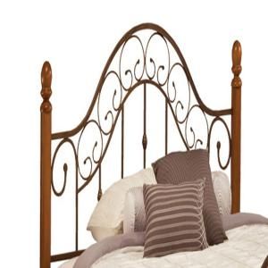 Hillsdale Furniture San Marco Brown Copper King Headboard with Rails 310HKR