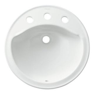 Sterling Plumbing Modesto Self Rimming Bathroom Sink in White 441908 0